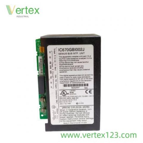 GE Industrial PLC - IC670GBI002, High-Performance Control Module