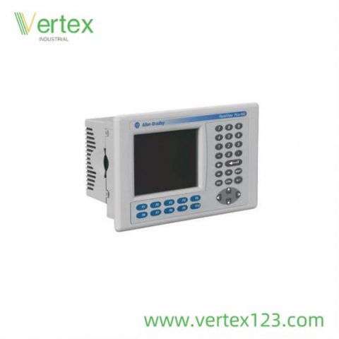 Rockwell Automation PanelView Plus 600 Compact Terminal, Model 2711P-B6C20D, Touchscreen Control