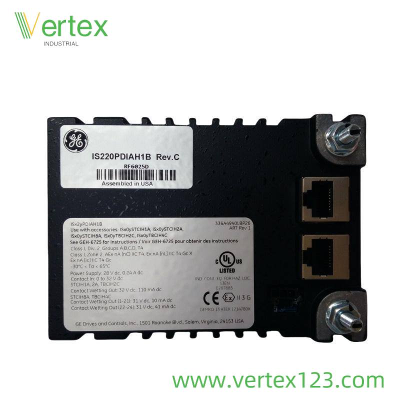ge_is220pdiah1b_2.jpg GE IS220PDIAH1B Mark VIe I/O Pack for Industrial Control Systems